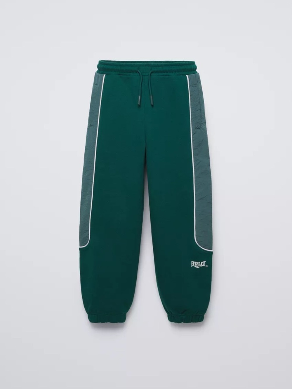 Everlast Kids Forest Green Joggers with Slate Side Panels